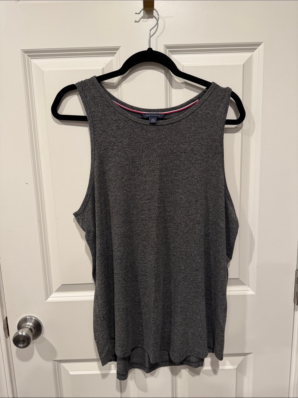 Tommy Hilfiger Charcoal Gray Sleeveless Tank Top